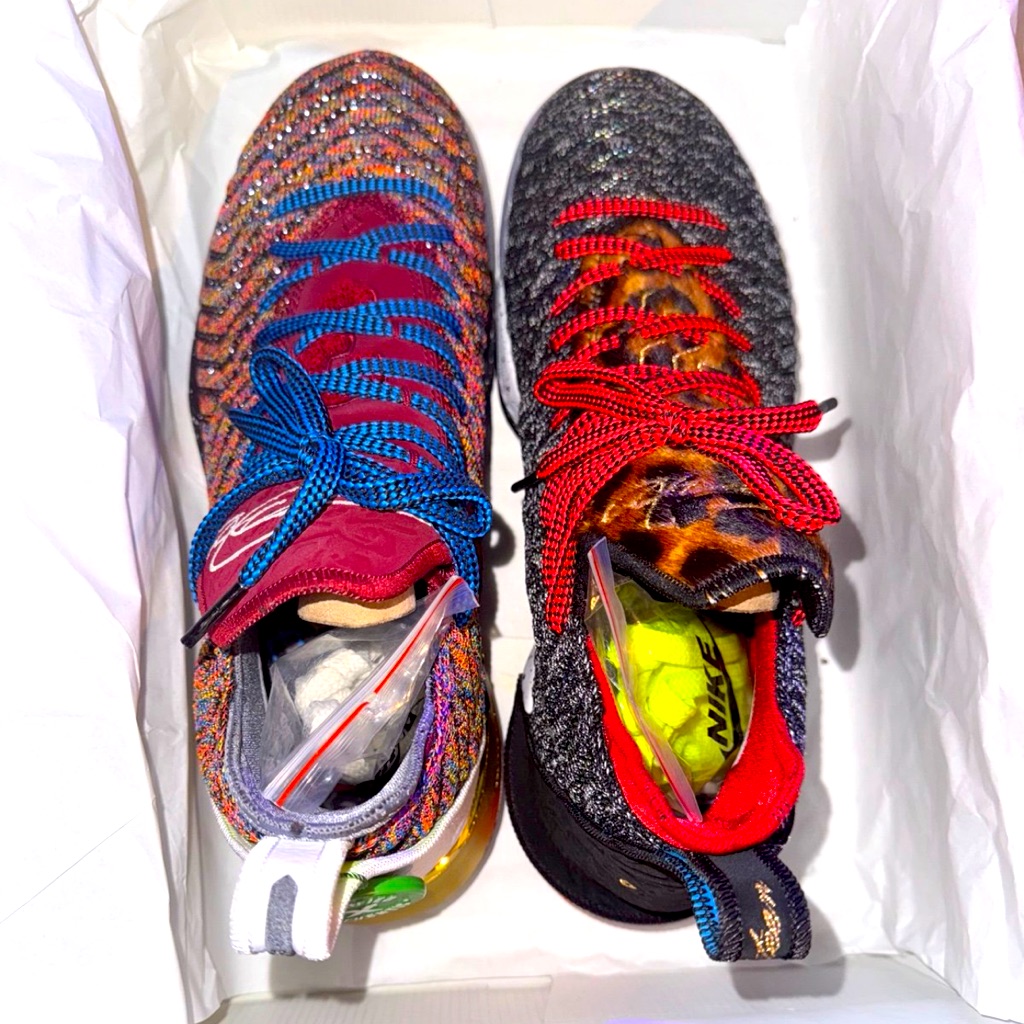 Nike Lebron 16 Xvi Lmtd- 1 Thru 5 What The Size 10.5. Bq6580-900